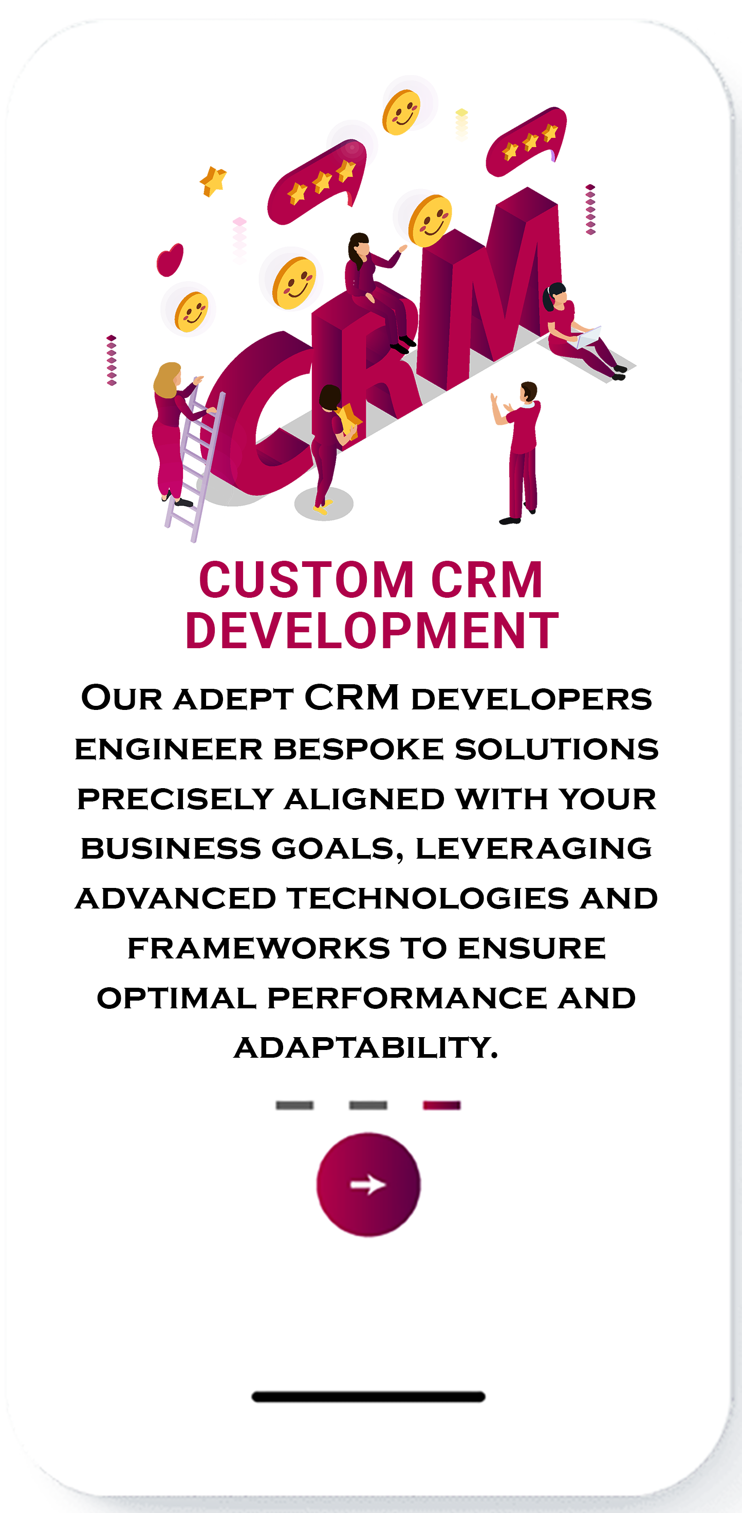  Custom CRM <br> Development